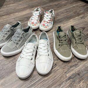 Blowfish Malibu Sneakers Set of 4 Size 9